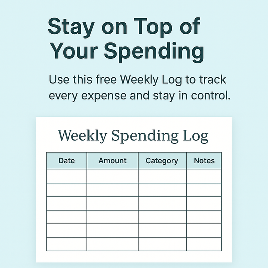 Weekly Spending Log – Free Printable PDF