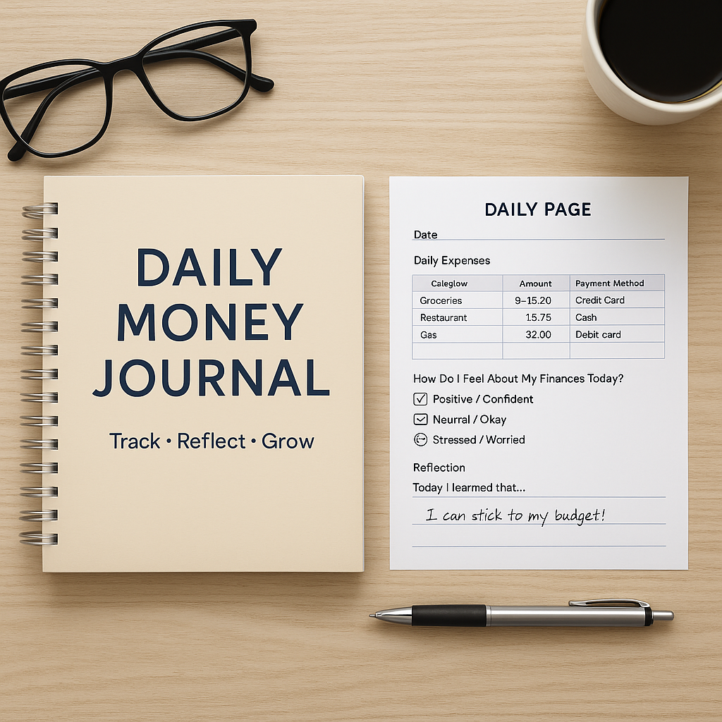 Daily Money Journal – Printable PDF